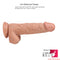 8.26in Ergonomic Vibrator Dildo For Vagina G-spot Orgasm