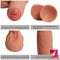 7.09in Realistic Uncut Dildo Double Layer Silicone Ultra Skin Dildo