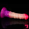 8.66in Ombre Red Purple Big Horse Dildo For Anal Fucking