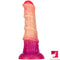8.66in Ombre Red Purple Big Horse Dildo For Anal Fucking