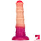 8.66in Ombre Red Purple Big Horse Dildo For Anal Fucking