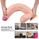 17.32in Huge Super Thick Skin Feeling Realistic Dildo For Adults