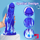 10.8in Mixed Colors Large Thick Dildo BDSM Lifelike Adult Toy