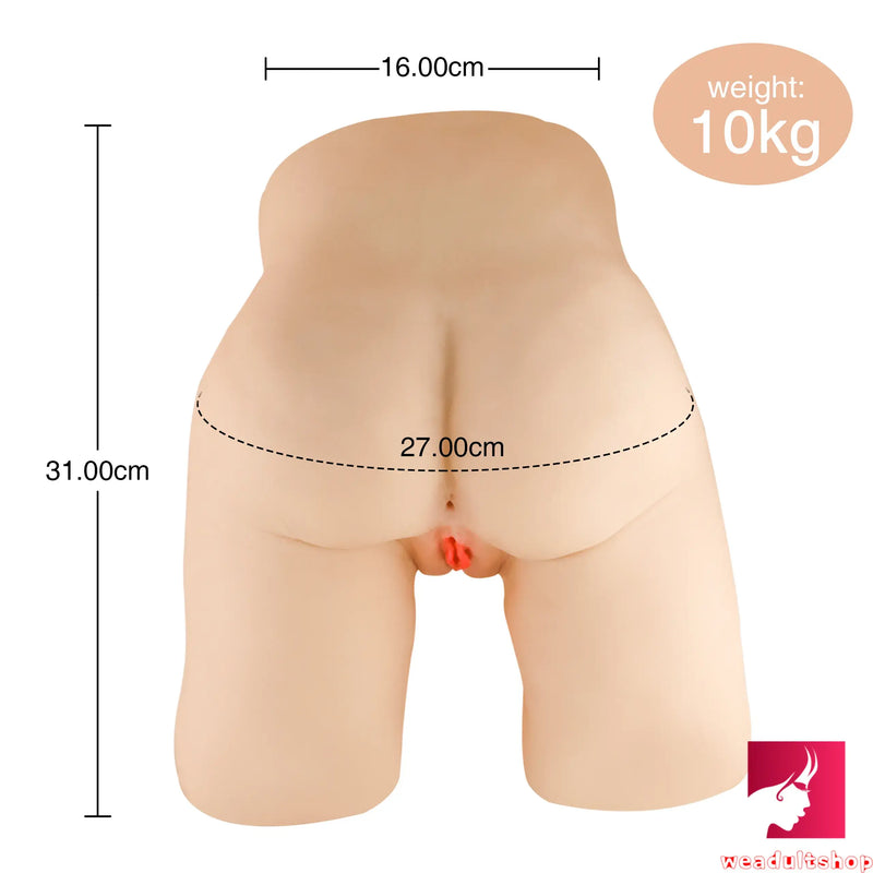 22.05lb 3D Delicate Soft Big Ass TPR Sex Doll Torso For Men Using