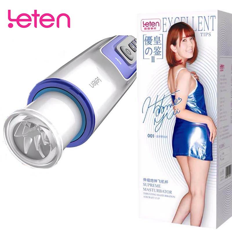 Leten Automatic Masturbator Piston Moaning Sex Toy - Adult Toys 