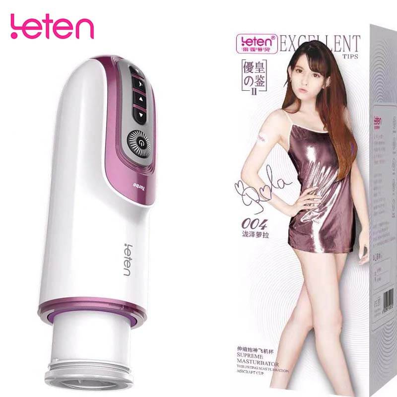 Leten Automatic Masturbator Piston Moaning Sex Toy - Adult Toys 