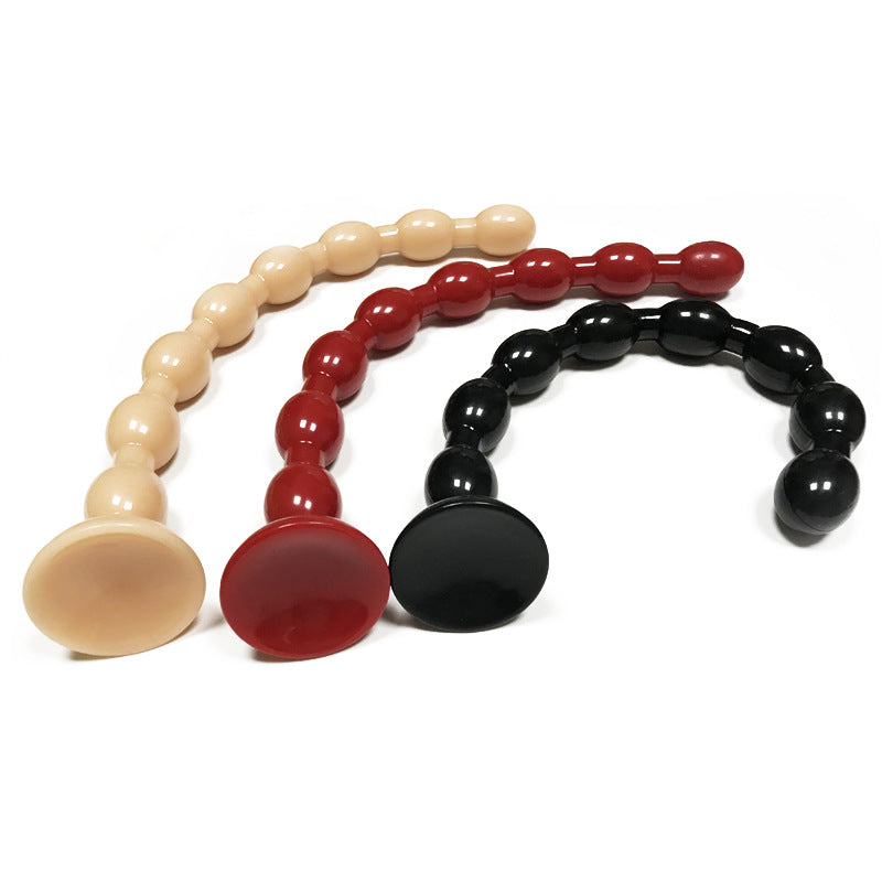 Pull Beads Butt Plug Men Prostate Massage Long Anal Plug - Adult Toys 