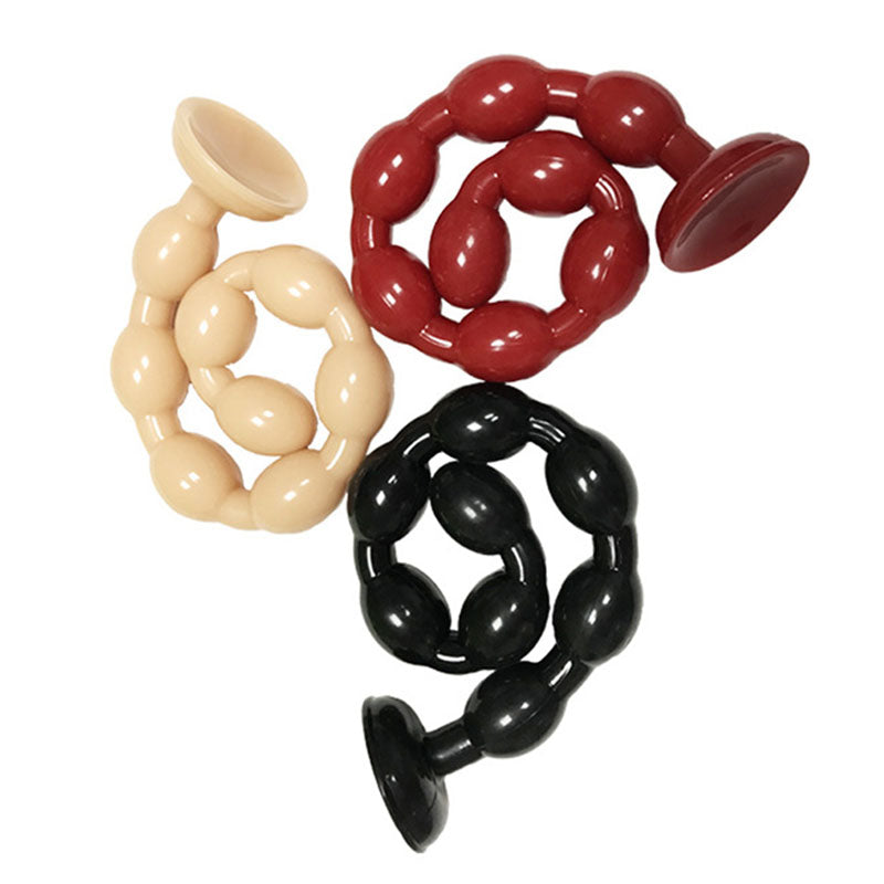 Pull Beads Butt Plug Men Prostate Massage Long Anal Plug - Adult Toys 