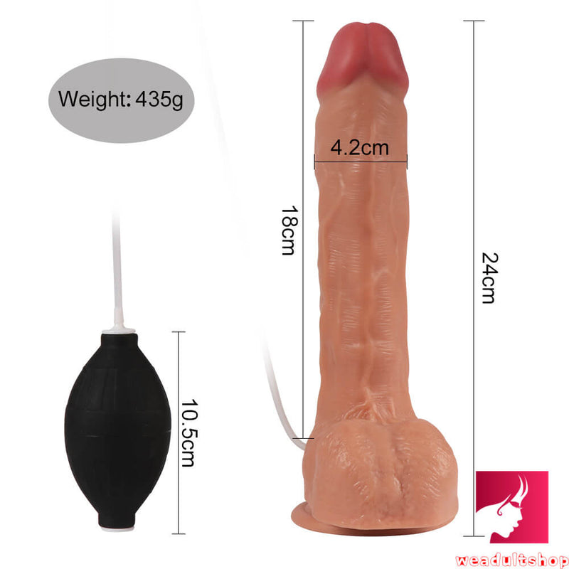 9.44in Cumming Dildo Sex Toy For Pleasure And Spraying