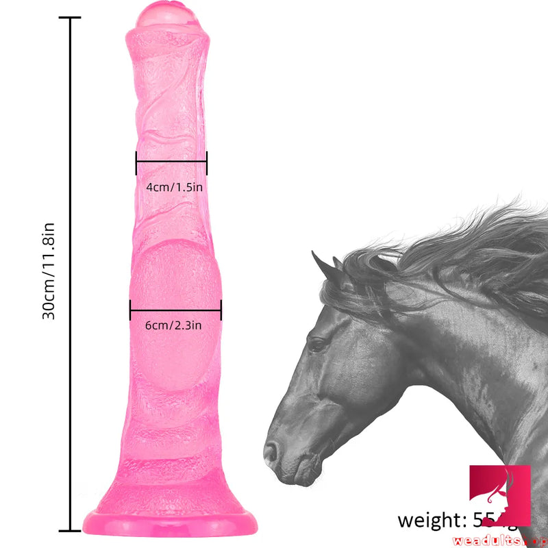 11.8in Big Horse Cock Dildo BDSM Stimulation Women Orgasm