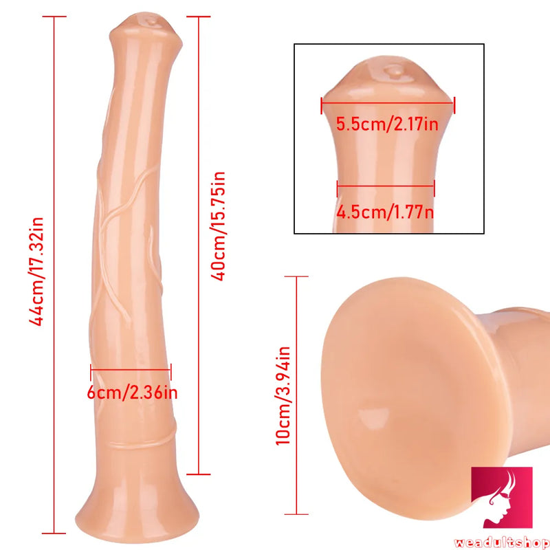 17.32in Realistic Long Large Thick Horse Dildo For Couple Sex