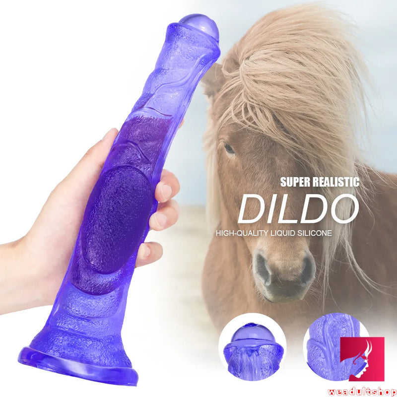 11.8in Big Horse Cock Dildo BDSM Stimulation Women Orgasm