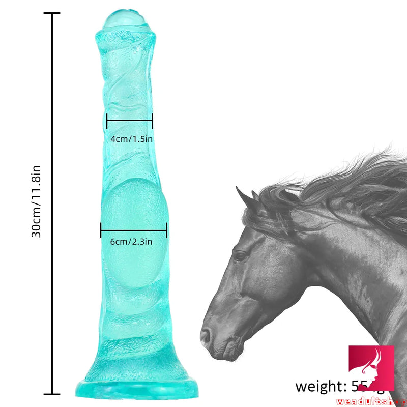 11.8in Big Horse Cock Dildo BDSM Stimulation Women Orgasm