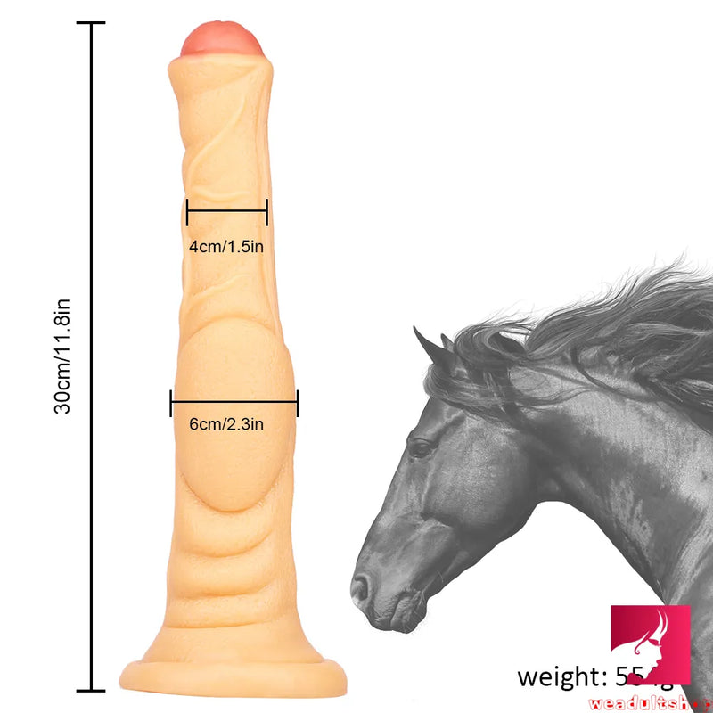 11.8in Big Horse Cock Dildo BDSM Stimulation Women Orgasm