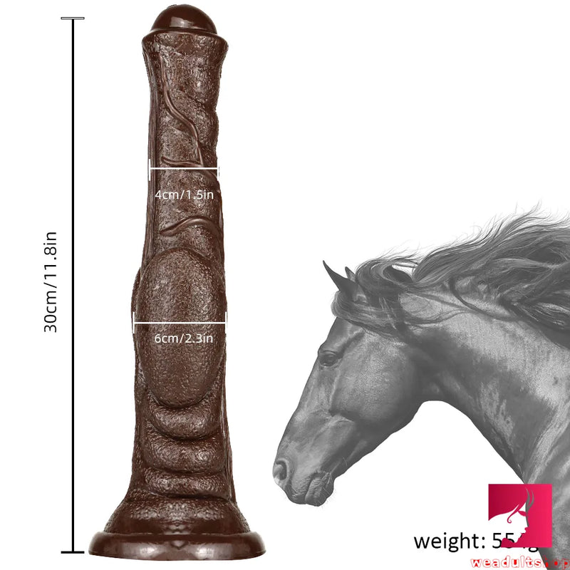 11.8in Big Horse Cock Dildo BDSM Stimulation Women Orgasm