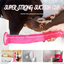 16.9in Extra Long Horse Cock Dildo Animal Thick Love Anal Toy