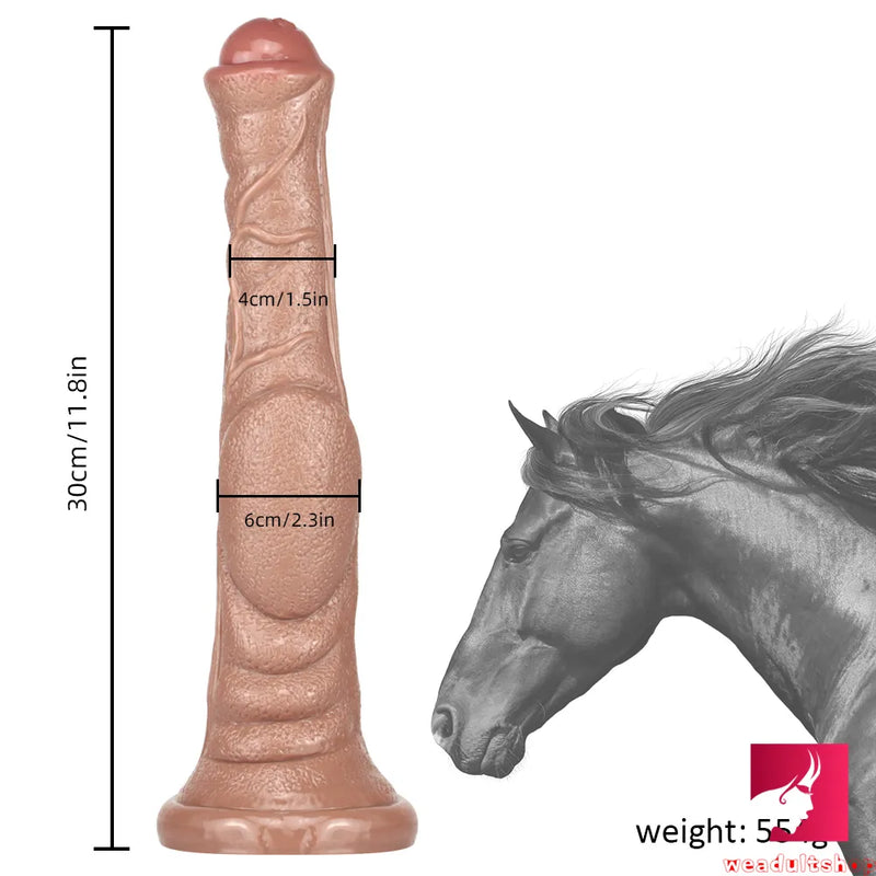 11.8in Big Horse Cock Dildo BDSM Stimulation Women Orgasm