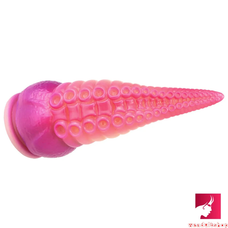 8.07in Ombre Octopus Tentacle Thick Dildo Animal BDSM Toy