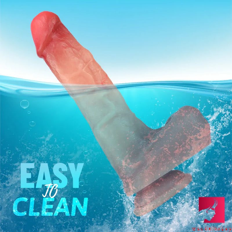 8.66in Real Looking Lifelike Dildo For Women Artificial Penis