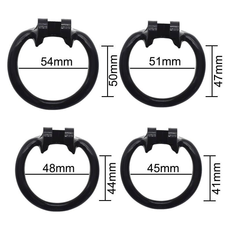 Comfortable Male Chastity Plastic Cock Cage BDSM Penis Lock Device