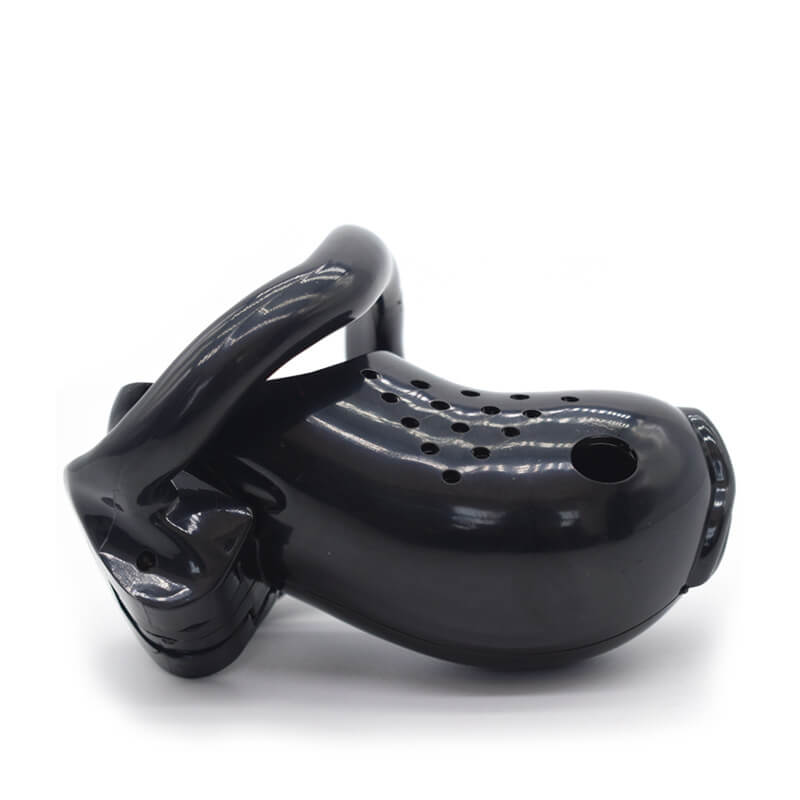 Comfortable Male Chastity Plastic Cock Cage BDSM Penis Lock Device