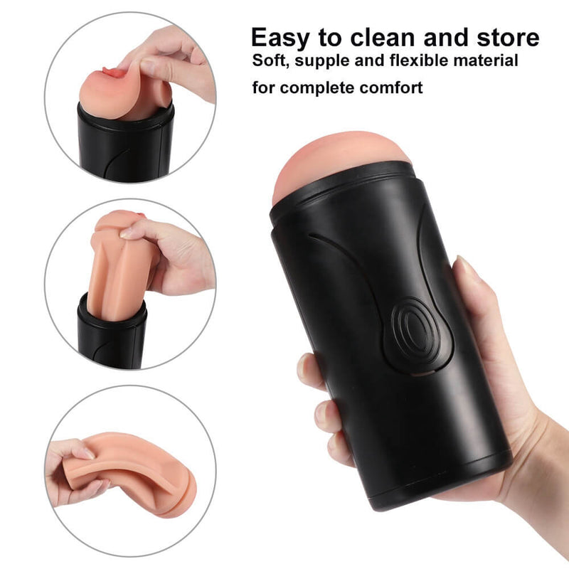 Pressing Men Masturbator Detachable Waterproof Sex Toy