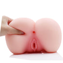 4.17lb 2in1 Male Masturbator Torso Sex Toy With Anus Vagina