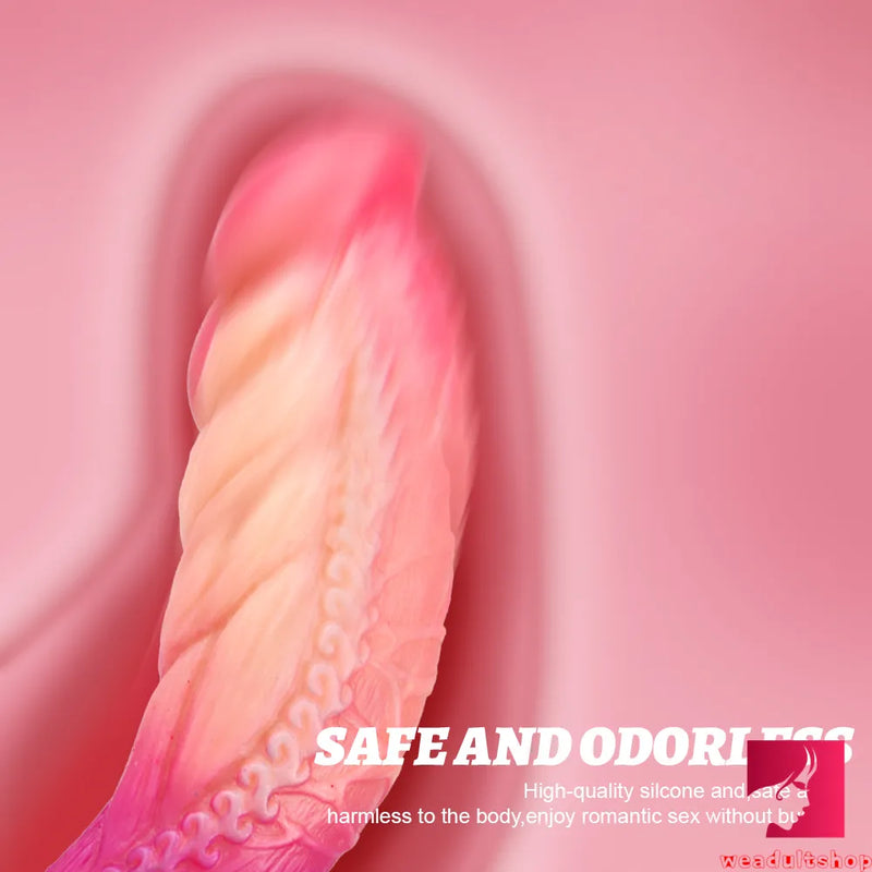 7.6in Soft Fantasy Penis Lesbian Dildo Stimulator For Women