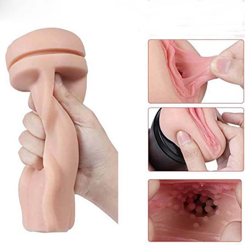 Hands Free Masturbator Sound Vibrating Male Sextoy - Adult Toys 