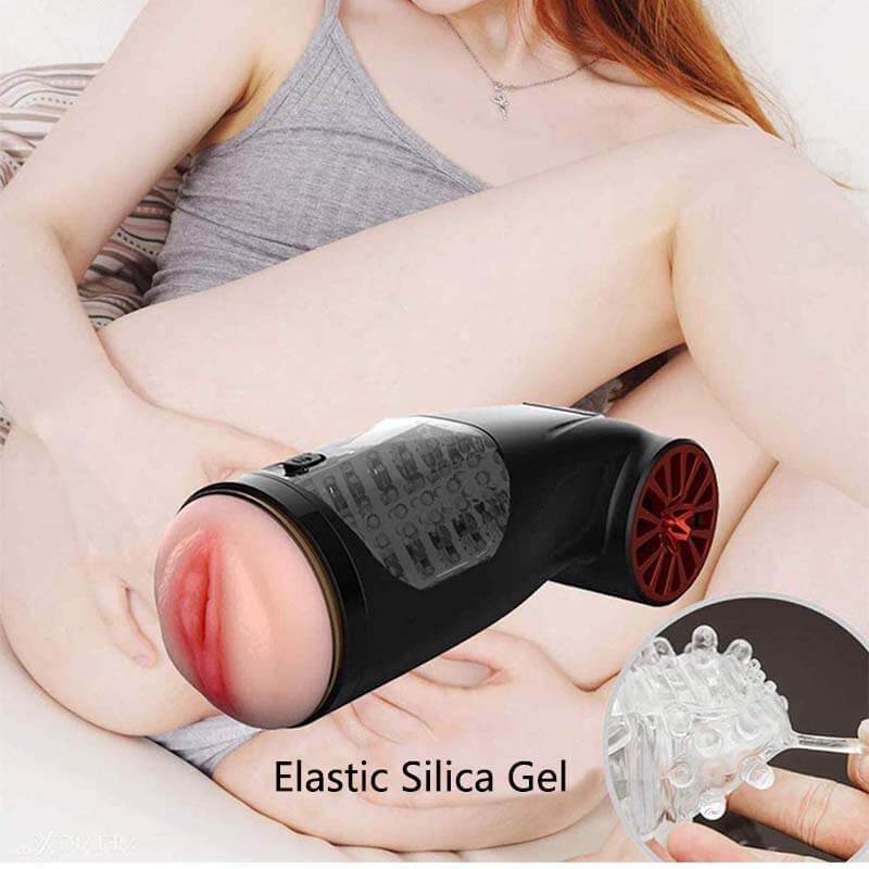Automatic Thrusting Rotation Pussy Masturbator Sucking Real Vagina For Men - Adult Toys 