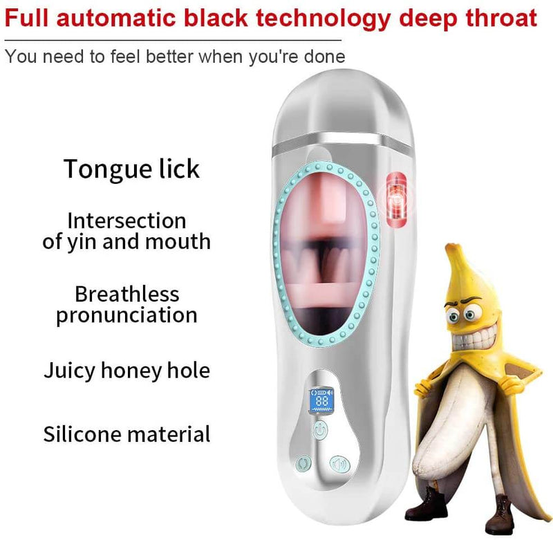Thrusting Heating Deep Throat Rotation Vibration Sound Masturbator