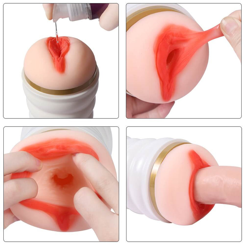 Realistic Waterproof Pussy Sex Toy For Men Masturbation