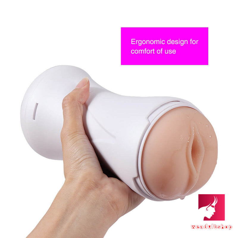 10 Frequency Vibration Voice USB Charging V Handhold Masturbator