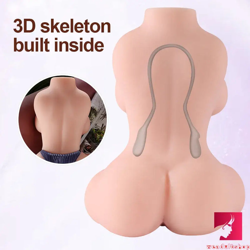 5.37lb Lifelike Half Body Sex Doll Torso For Men Breasts Fucking