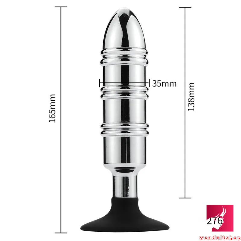 6.3in 6.5in Metal Real Bullet Solid Dildo For Women Masturbator