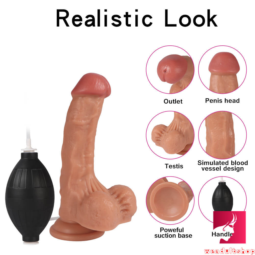 7.28in Milf Dildo Ride Cumming Sex Toy With Real Penis 7.28in Milf Dildo Ride Cumming Sex Toy With Real Penis