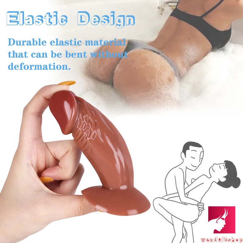 4.72in Mini Super Realistic Penis Dildo For Female Masturbation