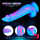 9.3in Large Fantasy Long Octopus Animal Dildo Crystal Sex Toy