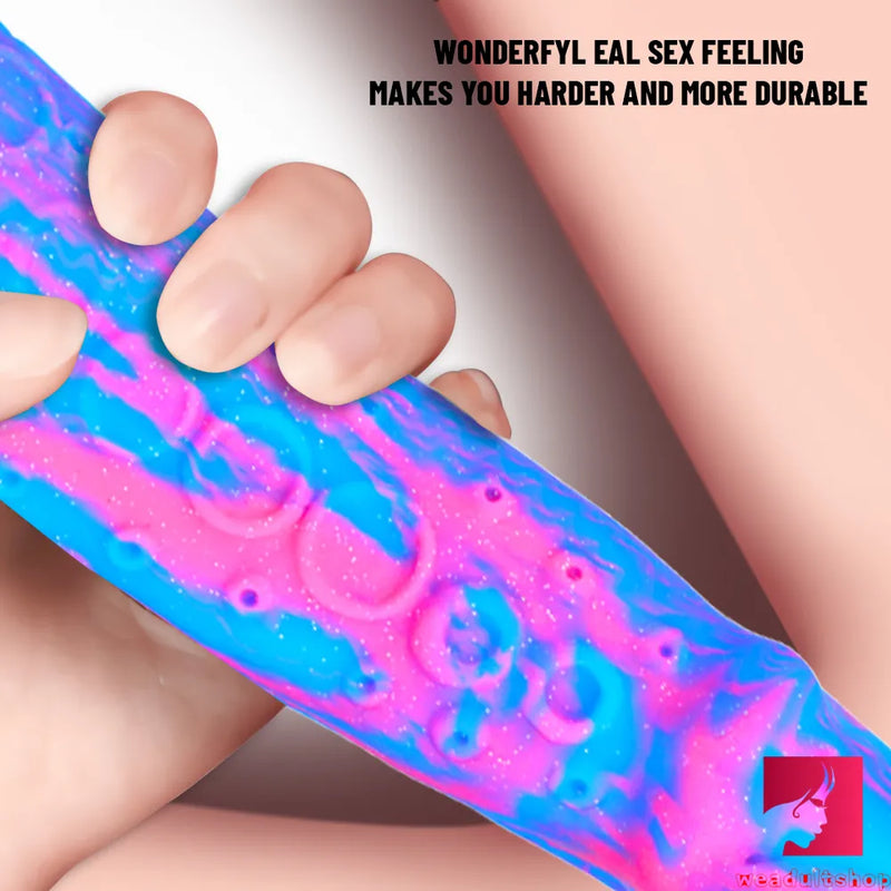 9.3in Large Fantasy Long Octopus Animal Dildo Crystal Sex Toy