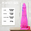 9.3in Large Fantasy Long Octopus Animal Dildo Crystal Sex Toy