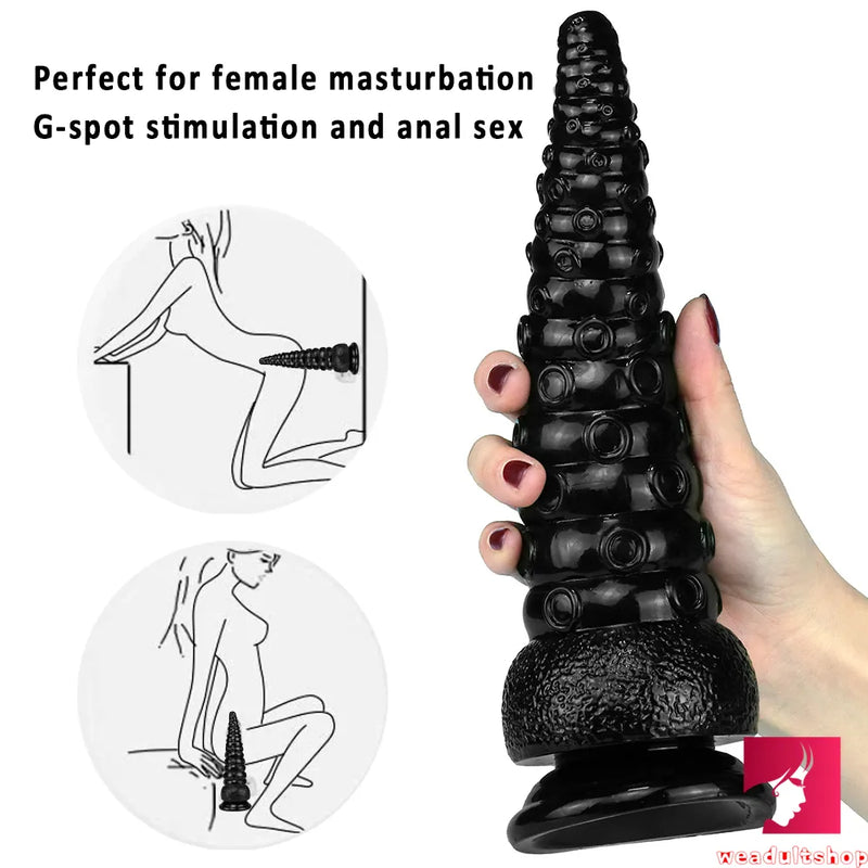 9.25in Soft Octopus Tentacle Penis Big Dildo For Anus Expansion