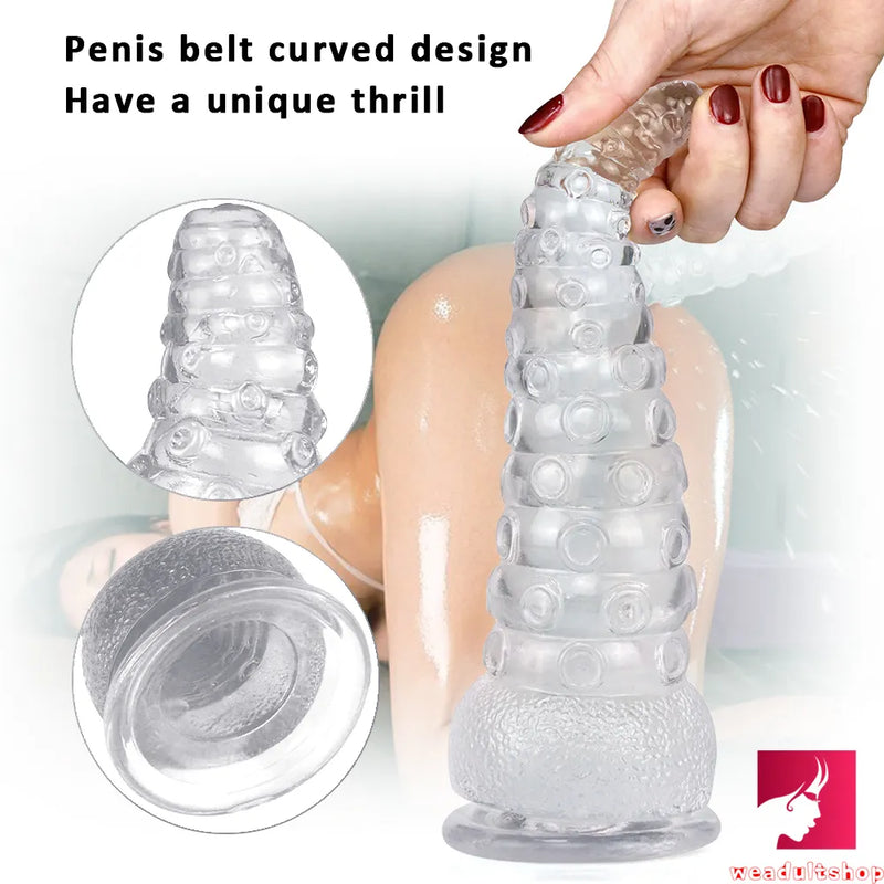 9.25in Soft Octopus Tentacle Penis Big Dildo For Anus Expansion