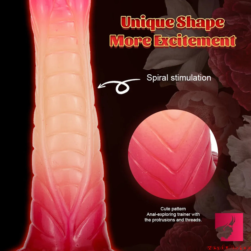 7.67in Ombre Makeup Snake Animal Dildo For Women Orgasm