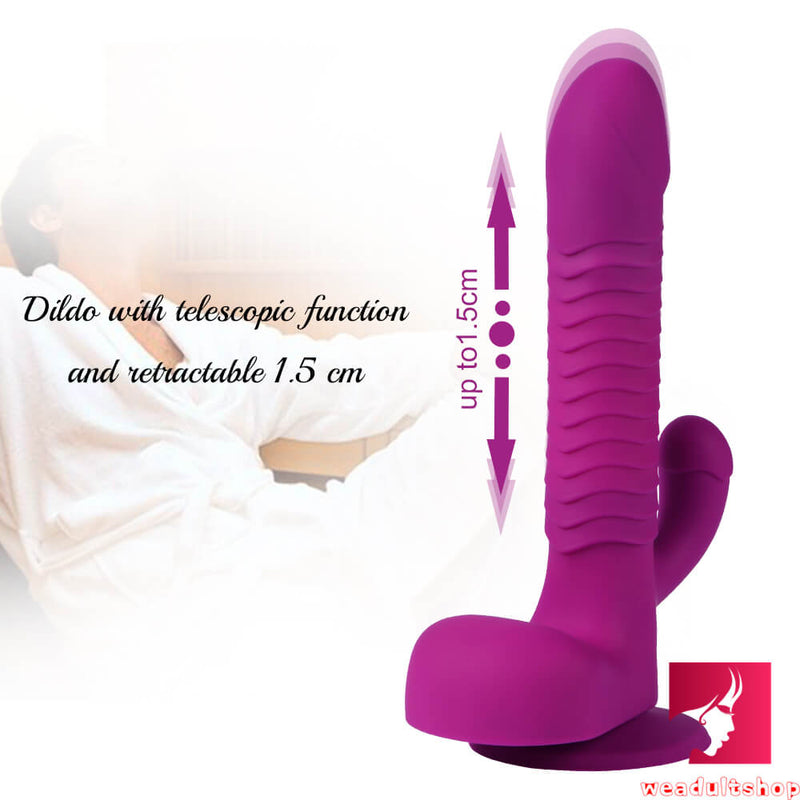 8.27in Wireless Remote 360° Rotation Thrusting Vibrating Dildo