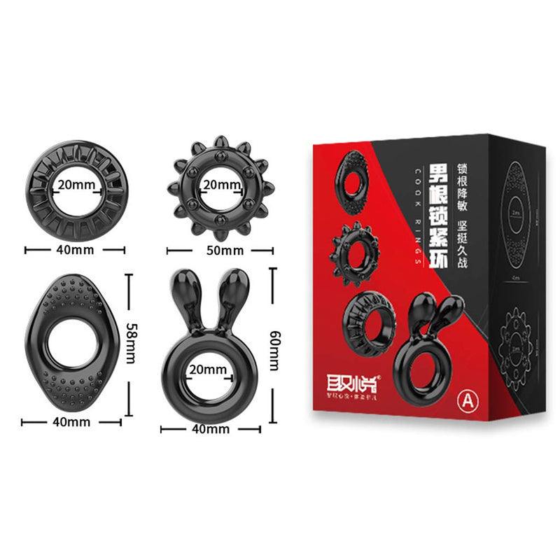 Penis Ring Delay Ejaculation For Men Foreskin Correction Sex Toy - Adult Toys 