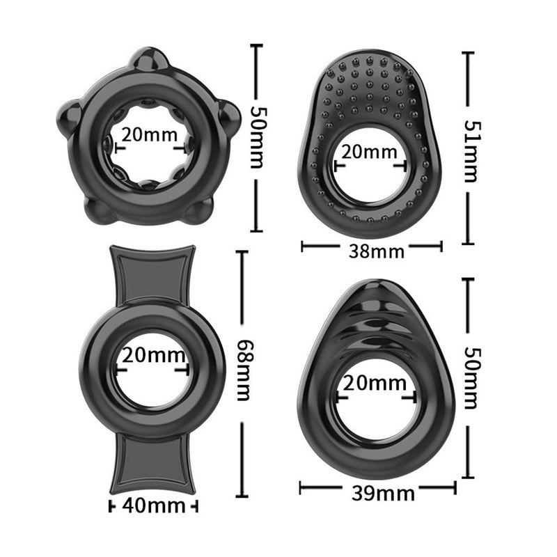 Penis Ring Delay Ejaculation For Men Foreskin Correction Sex Toy - Adult Toys 