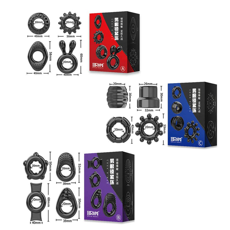 Penis Ring Delay Ejaculation For Men Foreskin Correction Sex Toy - Adult Toys 