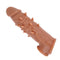 6.3in Penis Stretcher Lifelike Super Elastic Spiked Sleeve