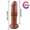 11.02in Waterproof Realistic Skin Texture Brown Dildo Cock Toy