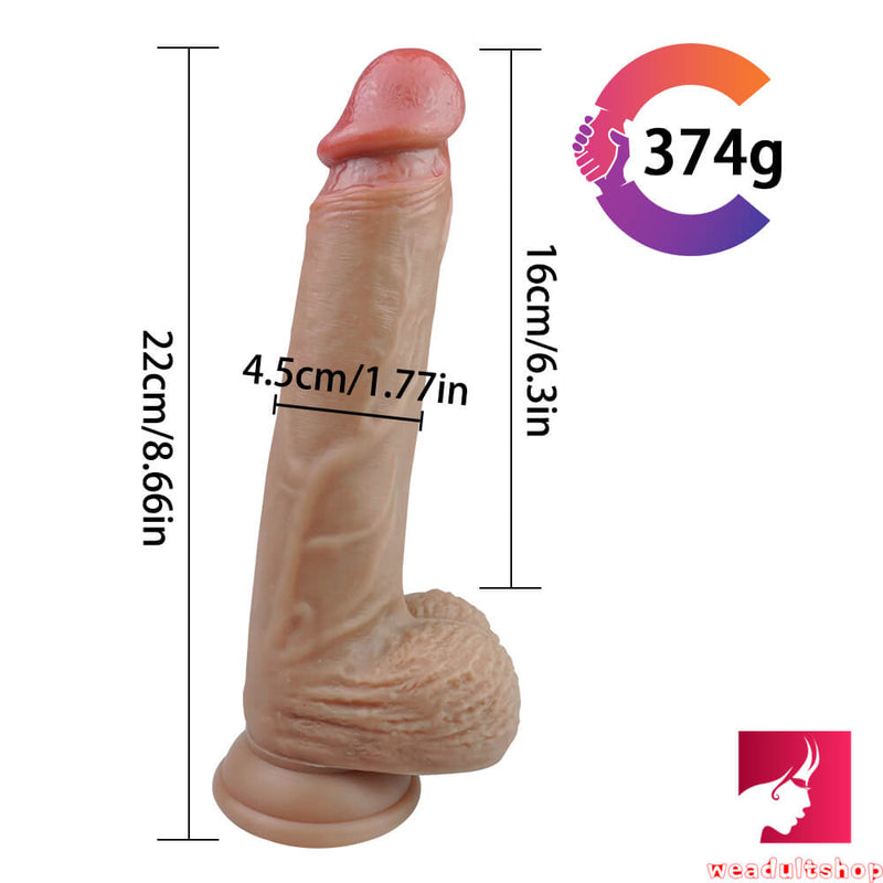 8.66in Penis Lifelike Dildo Adult Toy For Women Men